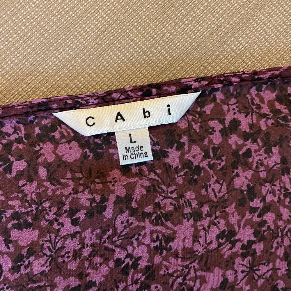 CAbi Long sleeved Blouse, sz Lg - Picture 9 of 9